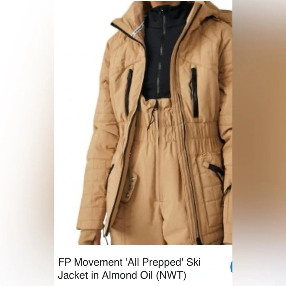 Free People All Prepped Ski Jacket Size Large NWT